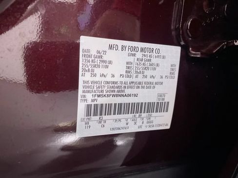 Used 2022 Ford Explorer Limited w/ Hybrid Equipment Group 310A AWD/4WD image 35