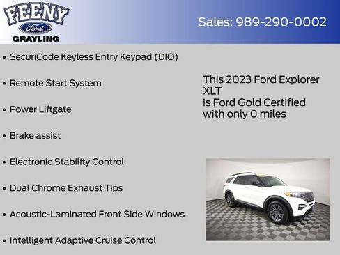 Used 2023 Ford Explorer XLT w/ XLT Sport Appearance Package AWD/4WD image 20