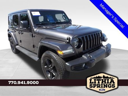 Used 2022 Jeep Wrangler Unlimited Sahara AWD/4WD image 1