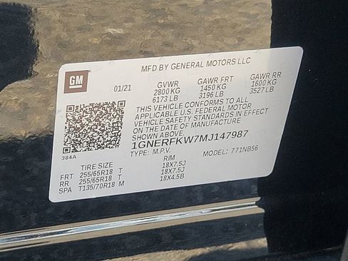 Used 2021 Chevrolet Traverse LS w/ LPO, Floor Liner Package image 24