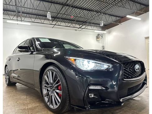 Used 2023 INFINITI Q50 Red Sport 400 w/ Black Opal Edition RWD image 6