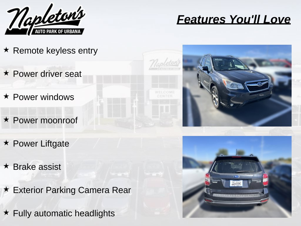 Used 2015 Subaru Forester 2.5i Touring w/ Eyesight & Navigation System AWD/4WD image 7