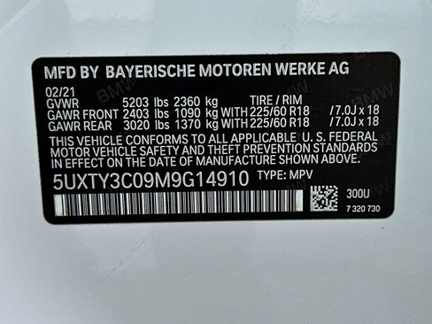 Used 2021 BMW X3 sDrive30i w/ Convenience Package RWD image 33