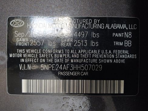 Used 2017 Hyundai Sonata SE FWD image 33