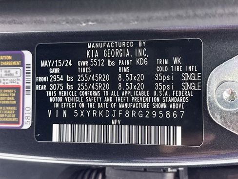 Certified 2024 Kia Sorento SX Prestige image 39