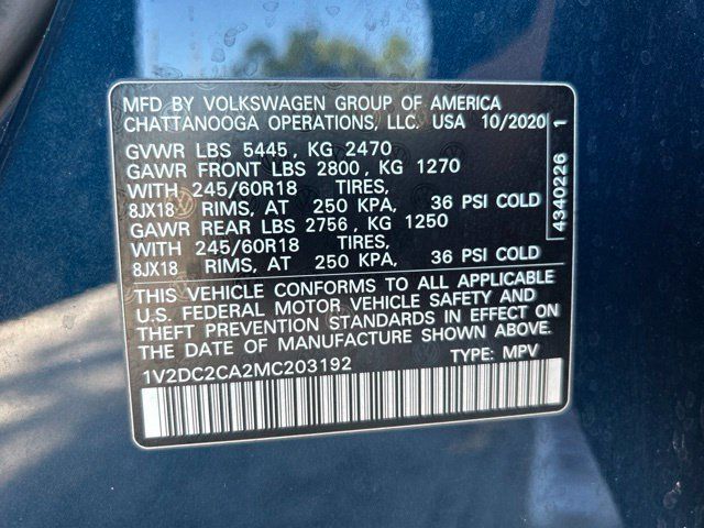 Used 2021 Volkswagen Atlas Cross Sport SE FWD image 20
