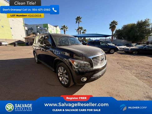 Used 2013 INFINITI QX56 2WD w/ Theater Pkg image 1