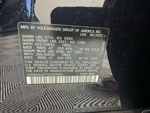 Used 2026 Volkswagen Atlas SE w/ Black Wheel Package FWD image 25