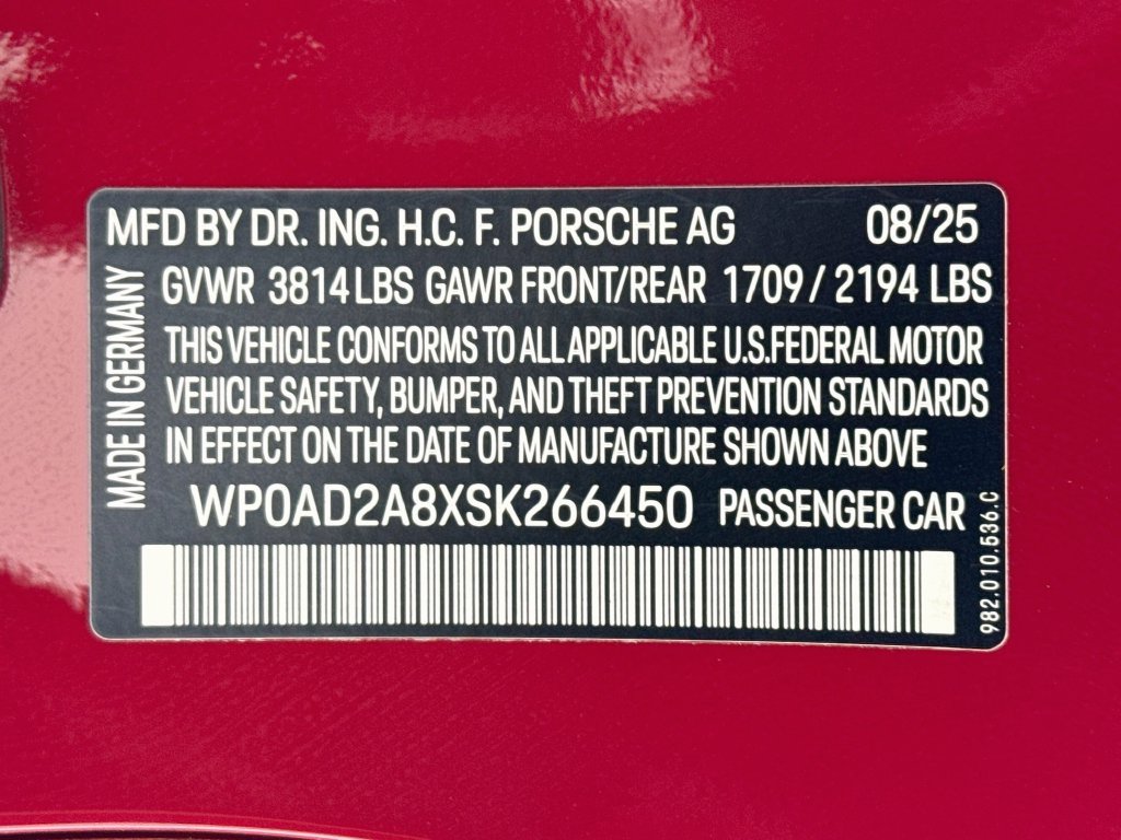 Certified 2025 Porsche 718 Cayman GTS RWD image 33
