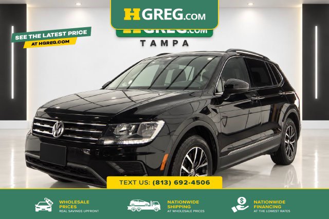 Used 2021 Volkswagen Tiguan SE w/ Panoramic Sunroof Package FWD image 1