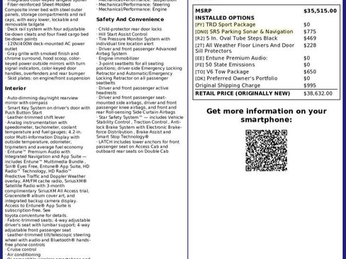 Used 2017 Toyota Tacoma TRD Sport w/ Tow Package image 51