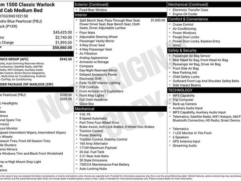 Used 2022 RAM 1500 Classic Warlock w/ Electronics Group AWD/4WD image 4