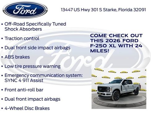 New 2026 Ford F250 XL w/ STX Appearance Package image 30