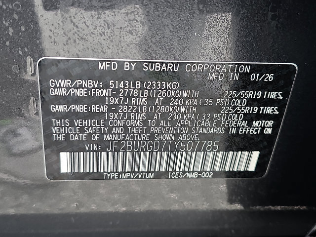Certified 2026 Subaru Outback Limited XT AWD/4WD image 23