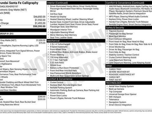 Used 2025 Hyundai Santa Fe Calligraphy image 9