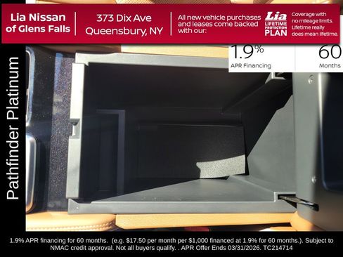 New 2026 Nissan Pathfinder Platinum image 27