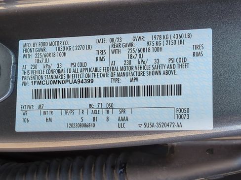 Used 2023 Ford Escape ST-Line w/ Tech Pack #1 image 35