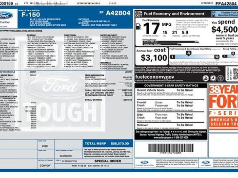 Used 2015 Ford F150 Lariat w/ Equipment Group 502A Luxury AWD/4WD image 10