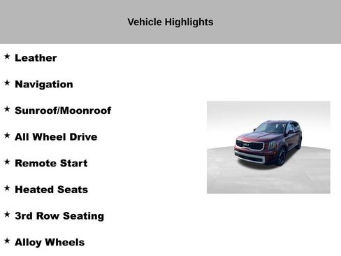 Certified 2024 Kia Telluride EX w/ EX Captain's Chair Package AWD/4WD image 10