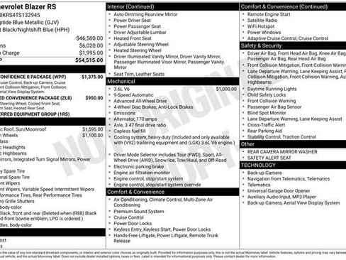 New 2026 Chevrolet Blazer RS w/ Driver Confidence II Package image 5