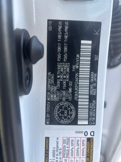 Used 2015 Toyota 4Runner SR5 Premium AWD/4WD image 27