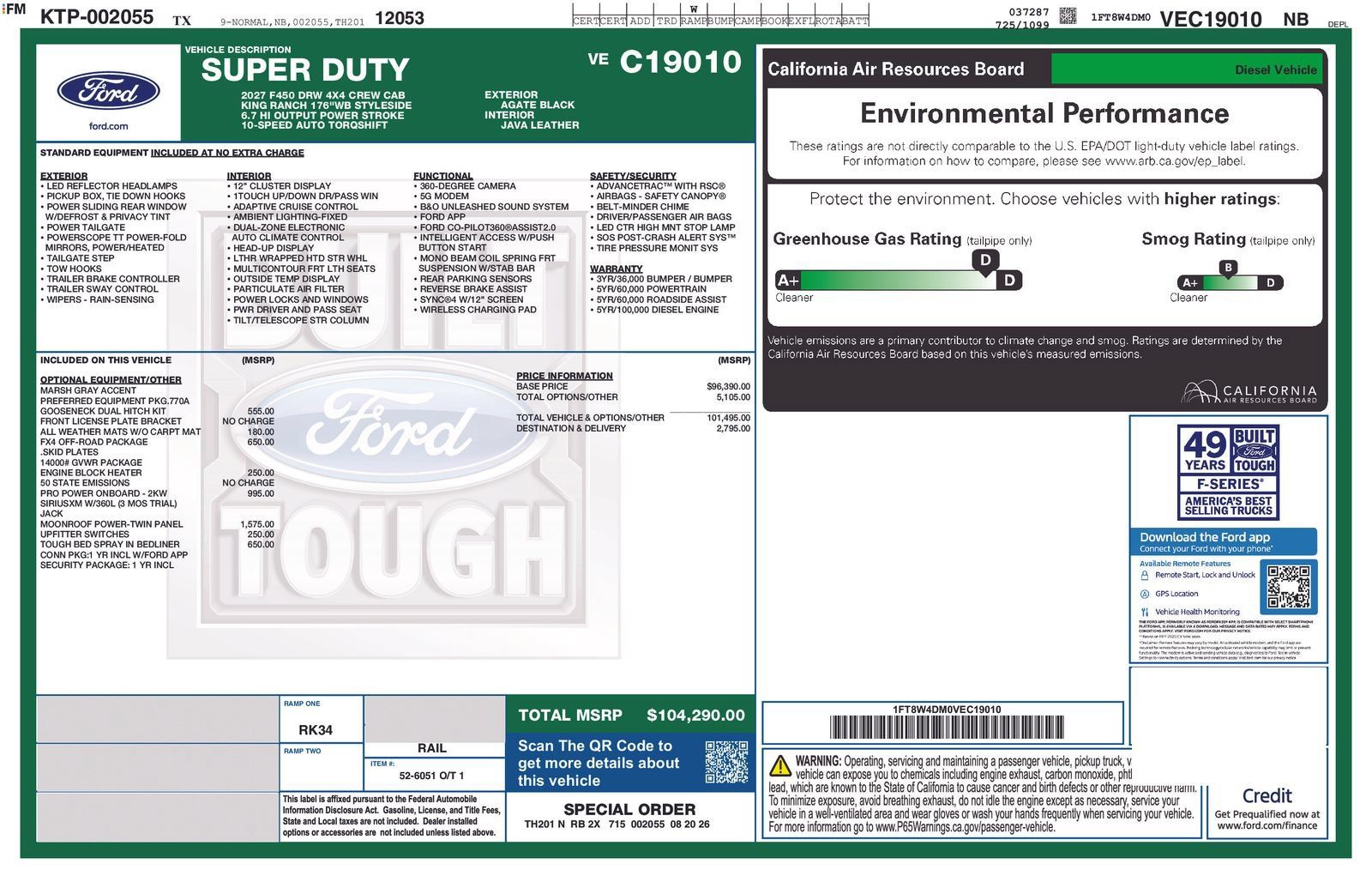 New 2027 Ford F450 King Ranch w/ FX4 Off-Road Package AWD/4WD image 30
