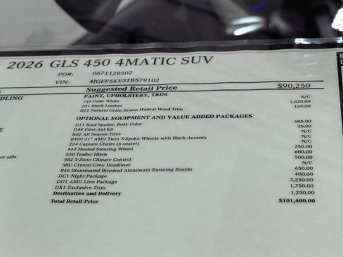 New 2026 Mercedes-Benz GLS 450 4MATIC image 19