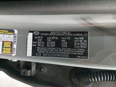 Certified 2024 Hyundai Santa Cruz SEL w/ Activity Package image 44