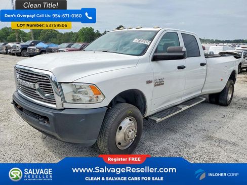 Used 2018 RAM 3500 Tradesman AWD/4WD image 1