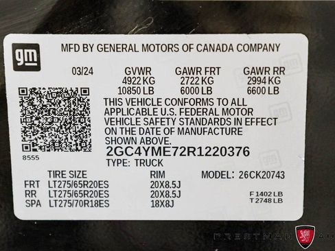 Used 2024 Chevrolet Silverado 2500 Custom w/ Custom Value Package image 39