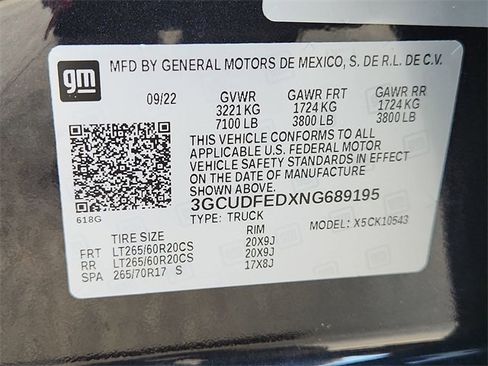 Certified 2022 Chevrolet Silverado 1500 LT Trail Boss w/ Protection Package image 32