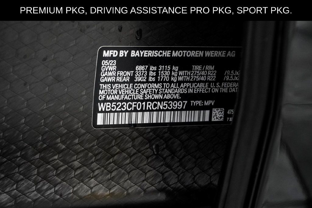 Used 2024 BMW iX xDrive50 w/ Premium Package AWD/4WD image 55