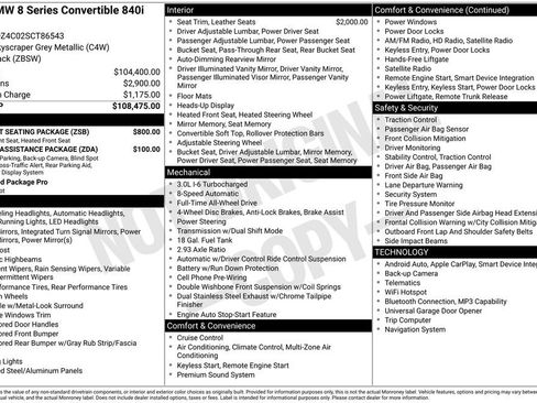 Used 2025 BMW 840i xDrive Convertible image 6