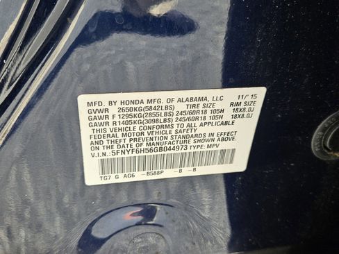 Used 2016 Honda Pilot EX-L image 20