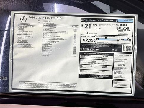 New 2026 Mercedes-Benz GLE 450 4MATIC image 18