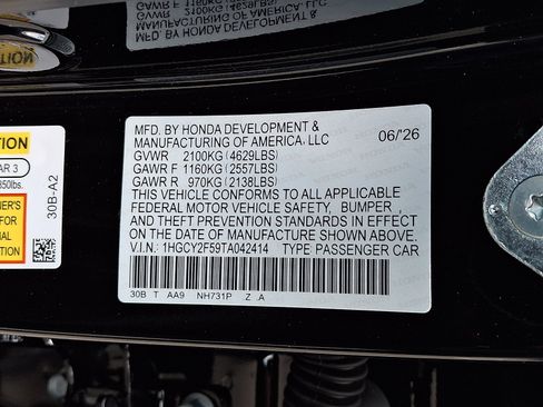 New 2026 Honda Accord Sport image 10