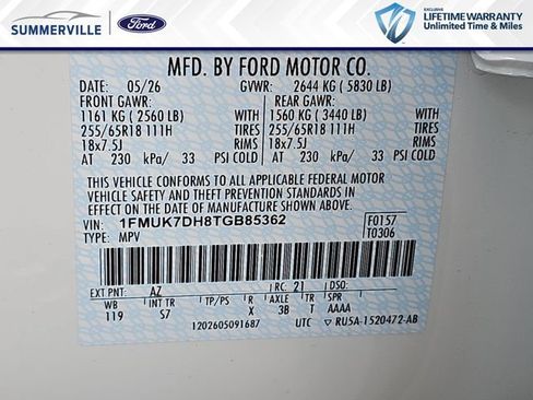 New 2026 Ford Explorer Active RWD image 39