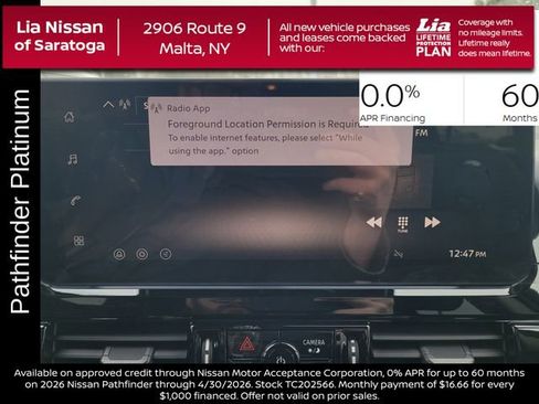 New 2026 Nissan Pathfinder Platinum w/ Cargo Package image 22