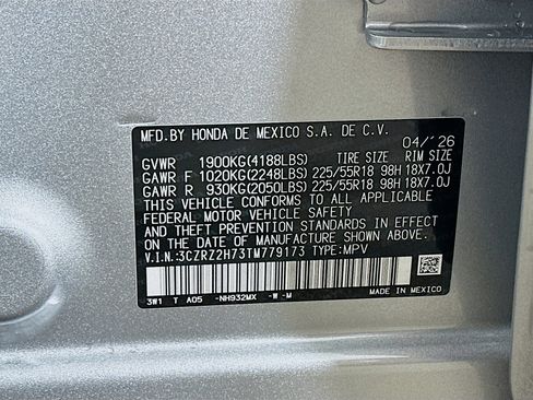 New 2026 Honda HR-V EX-L image 31