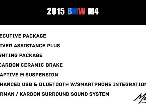 Used 2015 BMW M4 Coupe RWD image 2
