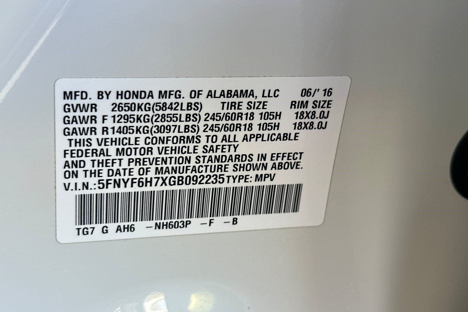 Used 2016 Honda Pilot EX-L image 41