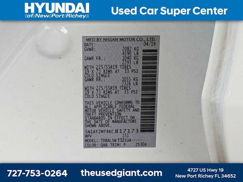 Used 2019 Nissan Rogue SL w/ Premium Package FWD image 41