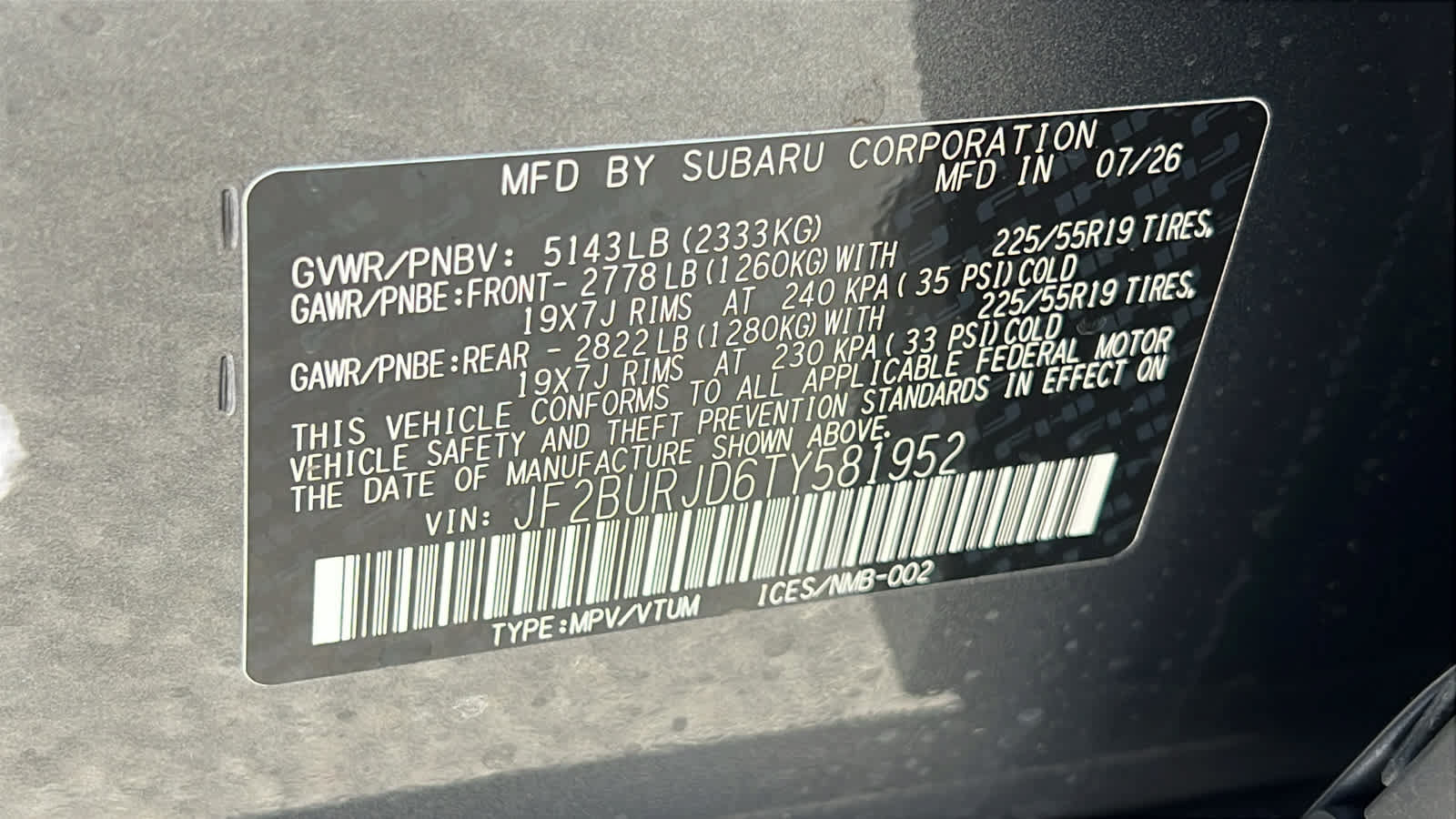 New 2026 Subaru Outback Touring XT AWD/4WD image 30
