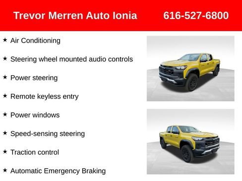 Used 2024 Chevrolet Colorado Trail Boss w/ Technology Package AWD/4WD image 25
