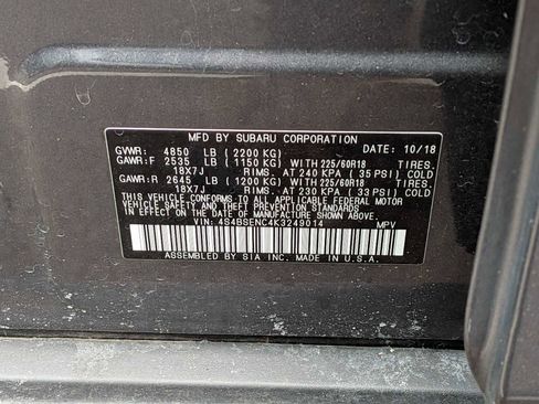 Used 2019 Subaru Outback 3.6R Limited image 36