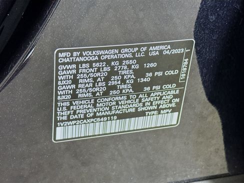 Used 2023 Volkswagen Atlas SE FWD image 39