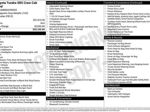 Used 2025 Toyota Tundra SR5 AWD/4WD image 5