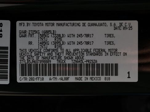 New 2025 Toyota Tacoma SR5 image 33