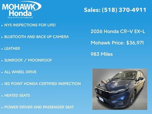 Used 2026 Honda CR-V EX-L image 8