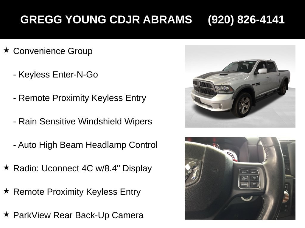 Used 2018 RAM 1500 Sport w/ Sport Premium Group AWD/4WD image 13